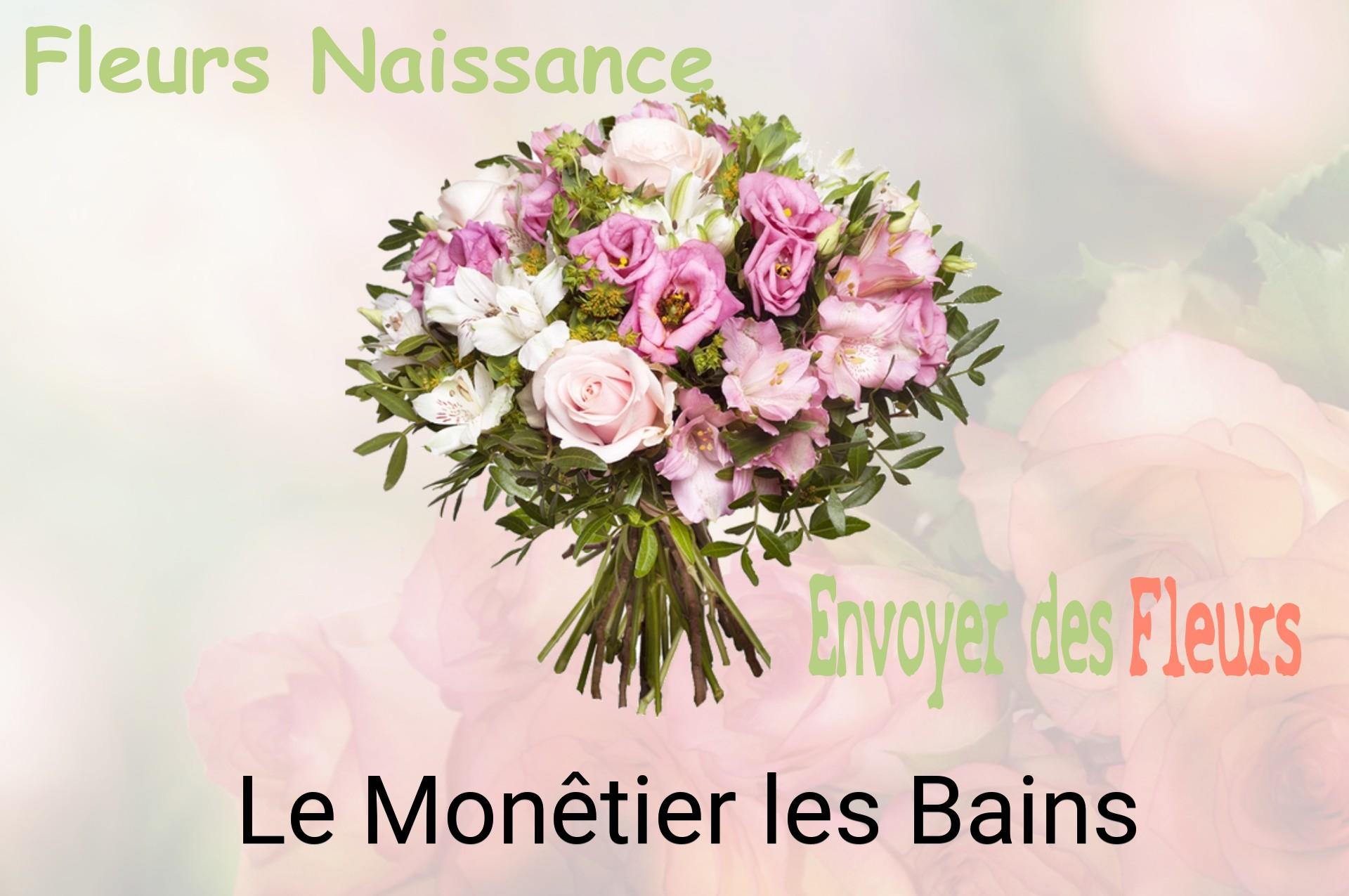 Bouquet de fleurs de naissance livré à Le Monêtier-les-Bains